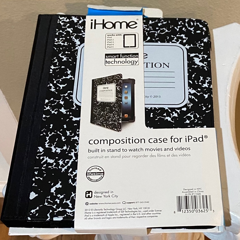 BN: iHome composition case for iPad